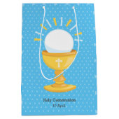 Heilige Communie * kies achtergrondkleur Medium Cadeauzakje (Voorkant)