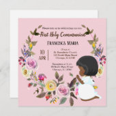 Heilige Communie met * kies achtergrondkleur Kaart (Voorkant / Achterkant)