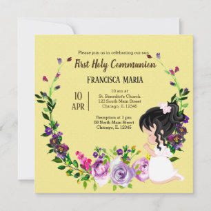 Heilige Communie met * kies achtergrondkleur Kaart