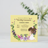 Heilige Communie met * kies achtergrondkleur Kaart (Staand voorkant)