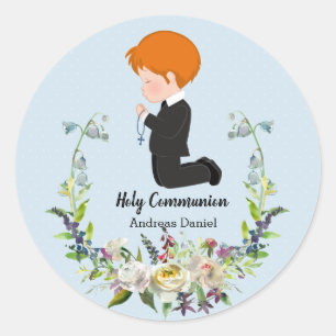 Heilige Communie Ronde Sticker