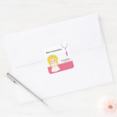 Heilige Communie Vierkante Sticker (Envelop)