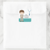 Heilige Communie Vierkante Sticker (Tas)