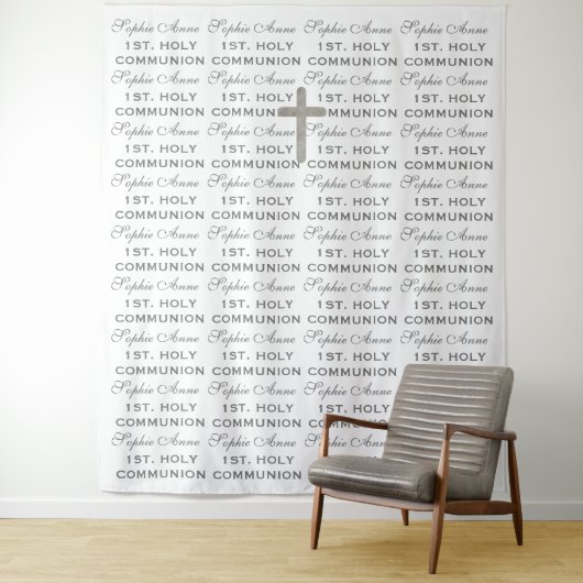 Heilige Communistische Silver Cross Step & Repeter Wandkleed (In situ)