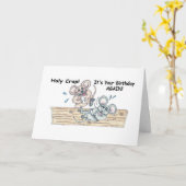 Heilige Crap het is OPNIEUW Uw Verjaardag? Kaart (Gele Bloem)