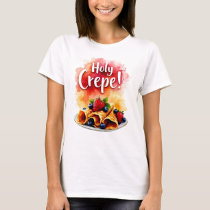 Heilige Crepe! - Grappig Berry Print Design voor B T-shirt