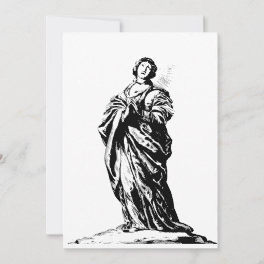 Heilige Cunera van Rhenen maagd en martelaar Kaart (Voorkant)