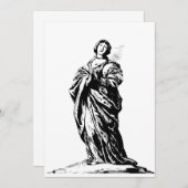 Heilige Cunera van Rhenen maagd en martelaar Kaart (Voorkant / Achterkant)