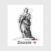 Heilige Cunera van Rhenen maagd en martelaar Sticker (Vel)