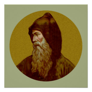 Heilige Cyril de Monnik (M 002) 20"x20" Poster 1