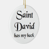 heilige David Keramisch Ornament (Rechts)