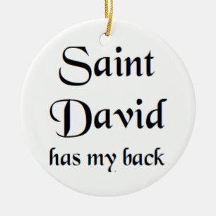 heilige David Keramisch Ornament