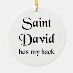 heilige david keramisch ornament