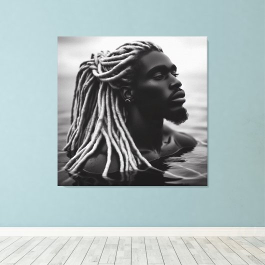 Heilige diepten canvas afdruk (Insitu (Houten vloer))