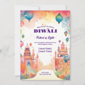Heilige Diwali-reflectie Kaart (Voorkant)