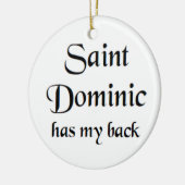 heilige dominicus keramisch ornament (Links)