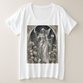 Heilige Dood Santa Muerte Grote Maat T-shirt