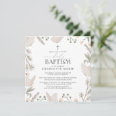 Heilige doopvlinders Waterverf Bloemneutraal Kaart (Staand voorkant)