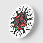 Heilige Doorn Mandala Ronde Klok (Hoek)