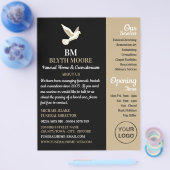 Heilige Dove, Funeral Home, Directors Flyer (Enkel)