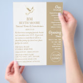 Heilige Dove, Funeral Home, Directors Flyer (Hand)