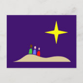 Heilige Drei Könige de drie Mannen van Wise Briefkaart (Voorkant)