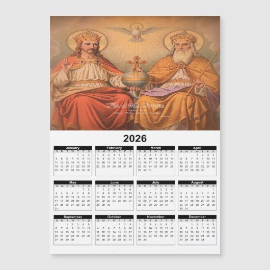Heilige Drie-eenheid 2026 Agenda (Voorkant)