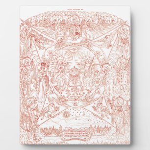 Heilige Drie-eenheid in glorie Fotoplaat