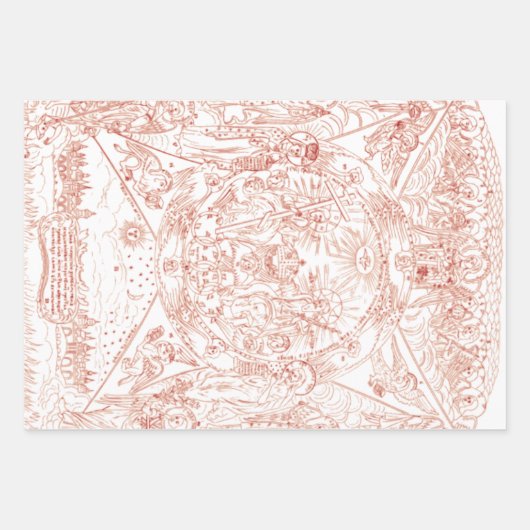 Heilige Drie-eenheid in glorie Inpakpapier Vel (Voorkant)