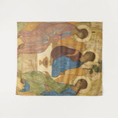 Heilige Drie-eenheid Russische Orthodoxe Icoon - D Wandkleed (Voorkant (horizontaal))
