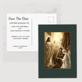 Heilige Drie-eenheid Trouw Save The Date Briefkaart