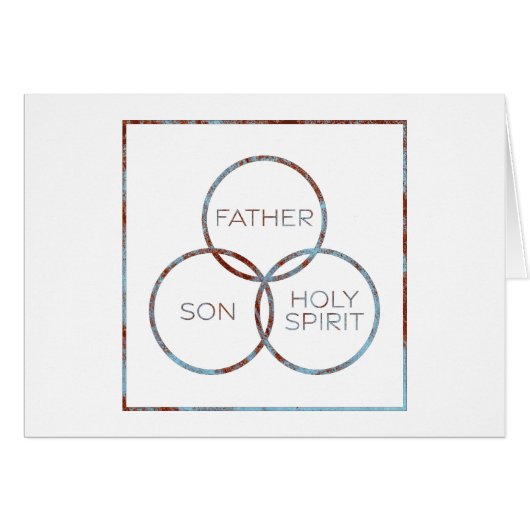 Heilige Drie-eenheid Vader Zoon Heilige Geest (Voorkant Horizontaal)
