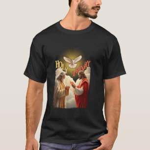 Heilige Drie-eenheid Vader Zoon Heilige Geest Kath T-shirt
