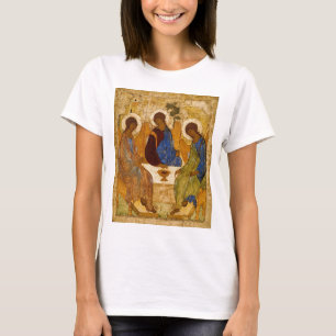 Heilige driedaags Pictogram Rublev Religieuze kuns T-shirt
