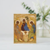 Heilige drieventig Pictogram Rublev Byzantijnse ka Briefkaart (Staand voorkant)