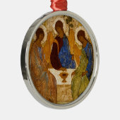 Heilige drieventig Pictogram Rublev Byzantijnse ka Metalen Ornament (Rechts)