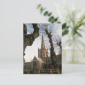 Heilige Drievriendaagse Kerk, Stratford, Avon Briefkaart (Staand voorkant)