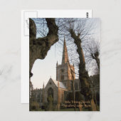 Heilige Drievriendaagse Kerk, Stratford, Avon Briefkaart (Voorkant / Achterkant)