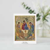Heilige Drievuldigheid door Andrei Rublev Briefkaart (Staand voorkant)