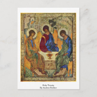 Heilige Drievuldigheid door Andrei Rublev Briefkaart