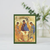 Heilige Drievuldigheid icoon gebedskaart Kaart (Staand voorkant)
