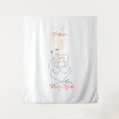 Heilige Drievuldigheid - VADER, SON, HOLY SPIRIT Wandkleed (Voorkant)