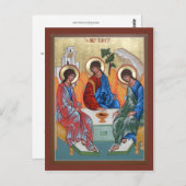 Heilige Driinity Prayer-kaart Briefkaart (Voorkant / Achterkant)
