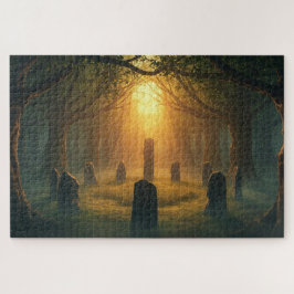 Heilige Druïdenkringlegpuzzel Legpuzzel