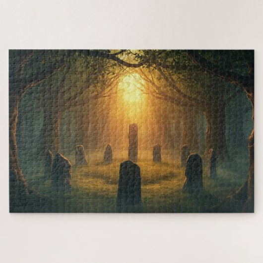 Heilige Druïdenkringlegpuzzel Legpuzzel (Horizontaal)
