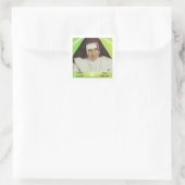 Heilige Dulce van de arme souvenir Vierkante Sticker (Tas)