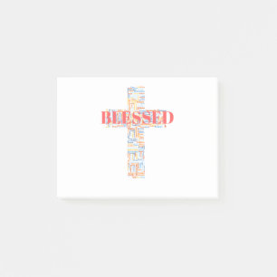 Heilige DwarsWordArt Post-it® Notes