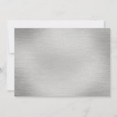 Heilige Eerste Communie Silver Black Boy Dank u Bedankkaart (Achterkant)