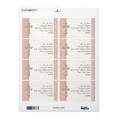 Heilige Eerste Communistische Gouden Kruis Lace Gi Etiket (Full Sheet)