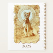 Heilige Egyptische koninklijke kattenplanner Planner (Achterkant)
